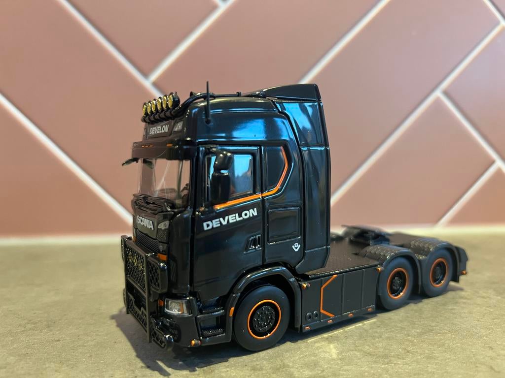 Scania S serie high roof met Nooteboom semi dieplader 4 Asse, Ophalen of Verzenden, Nieuw, Bus of Vrachtwagen