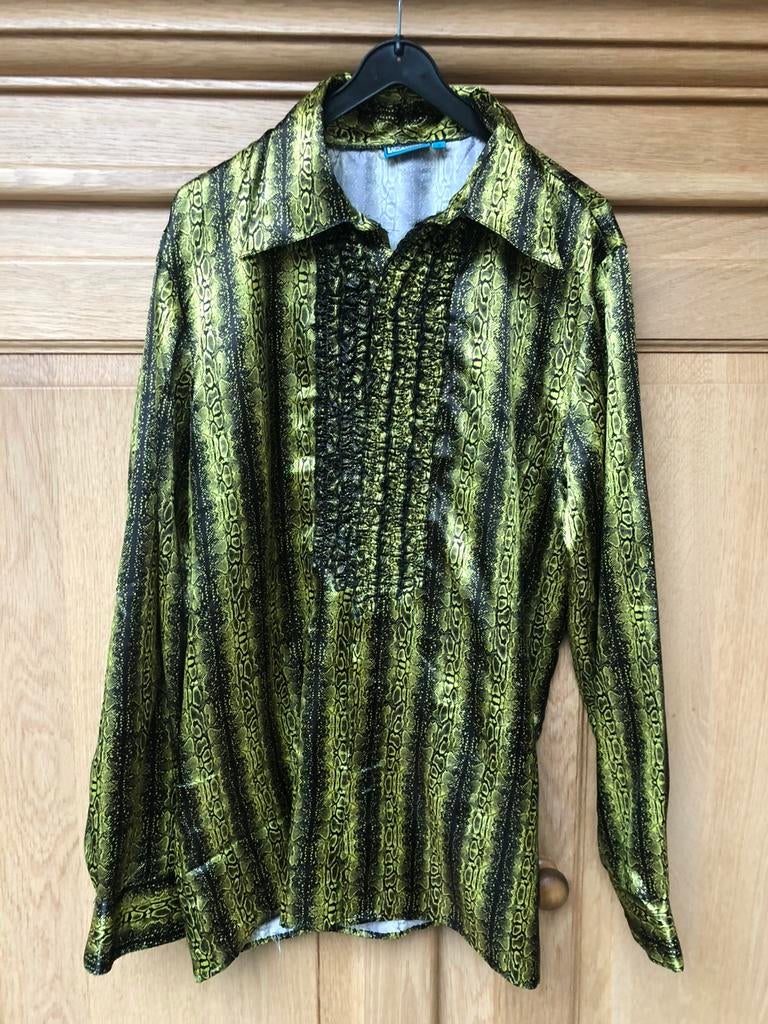 2 blouse maat S ook los te koop geel/zwart, Kleding | Heren, Carnavalskleding en Feestkleding, Ophalen, Zo goed als nieuw