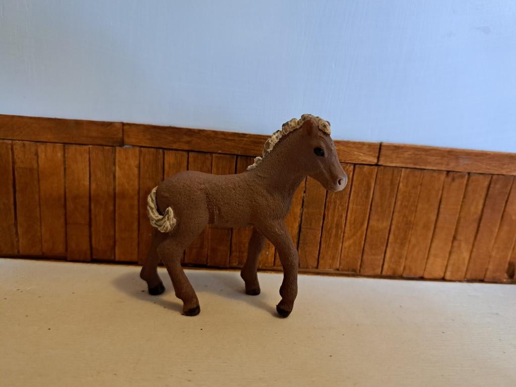 Schleich ijslander veulen uit adventskalender, Ophalen of Verzenden, Zo goed als nieuw, Paard, Beeldje of Figuurtje