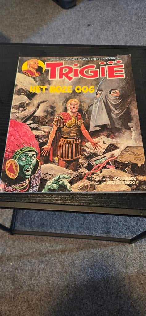Trigie: Het Boze Oog, Eén stripboek, Ophalen of Verzenden, Gelezen