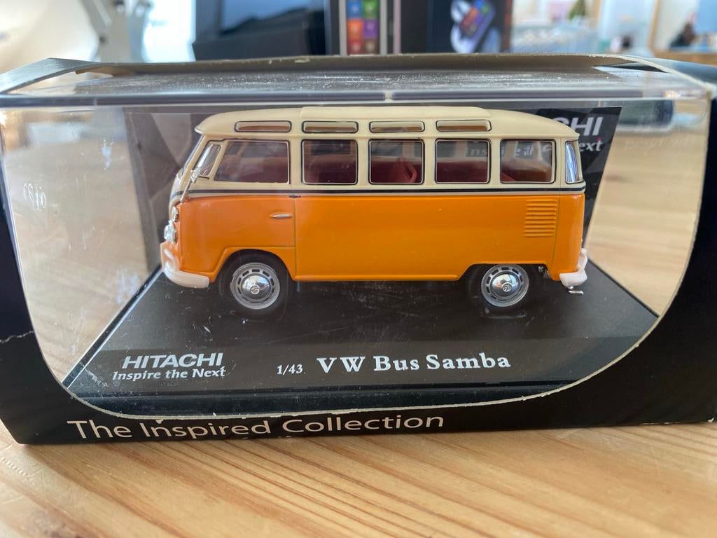 VW Bus Samba Schaal 1/43 - Nieuw in doos, Ophalen of Verzenden, Nieuw, Bus of Vrachtwagen, Overige merken
