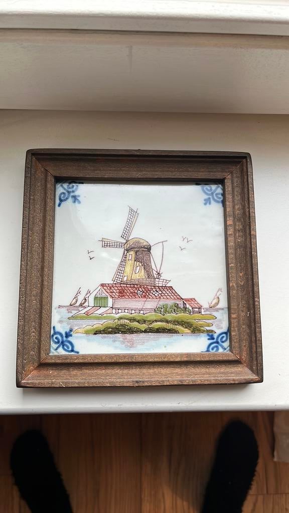 Prachtig tegeltje, Ophalen of Verzenden