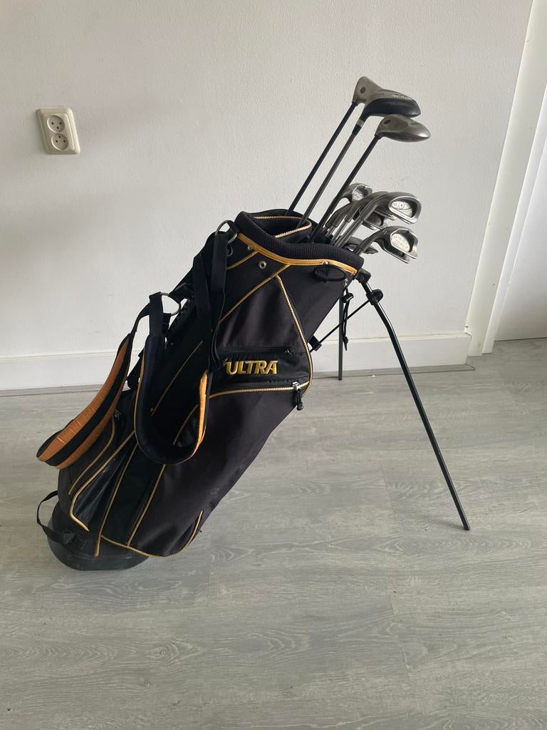PING Heren Golfset met standbag, LINKSHANDIG!!!, Sport en Fitness, Golf, Ophalen of Verzenden, Gebruikt, Set, Ping