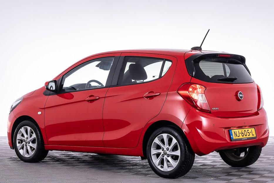 Opel KARL 1.0 ecoFLEX Innovation | ECC | Half LEDER | VELGEN, Voorwielaandrijving, Gebruikt, Leder en Stof, Origineel Nederlands