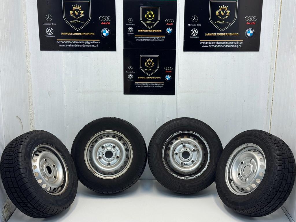 Ford Transit Custom bj.2022 velgen met All-Seasons 5x160, Auto-onderdelen, Banden en Velgen, 15 inch, Banden en Velgen, Ophalen of Verzenden