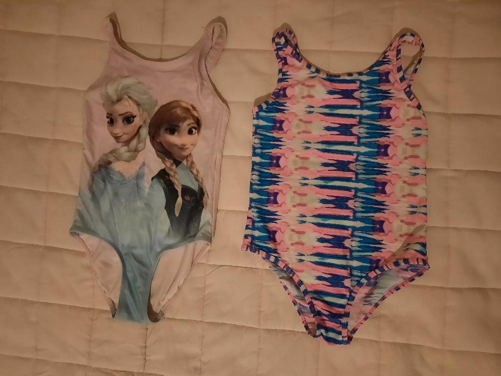 Frozen badpakje maat 128, Kinderen en Baby's, Meisje, Badpak, Zo goed als nieuw, Frozen