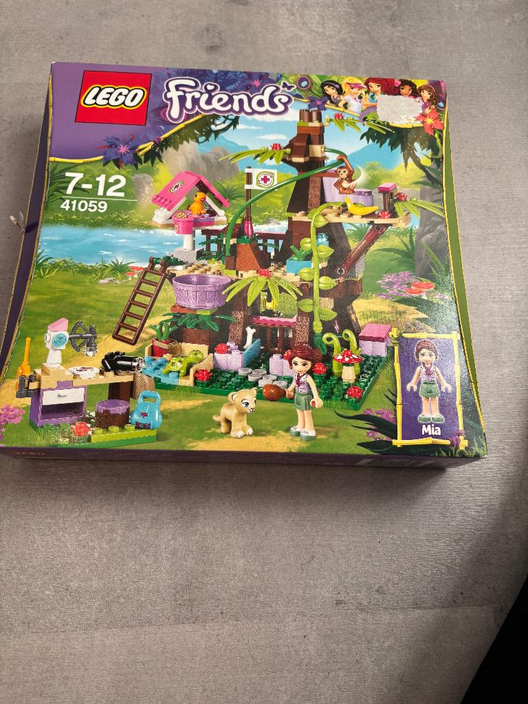 lego friends setnummer 41059 jungleboom, Ophalen of Verzenden, Zo goed als nieuw, Complete set, Lego