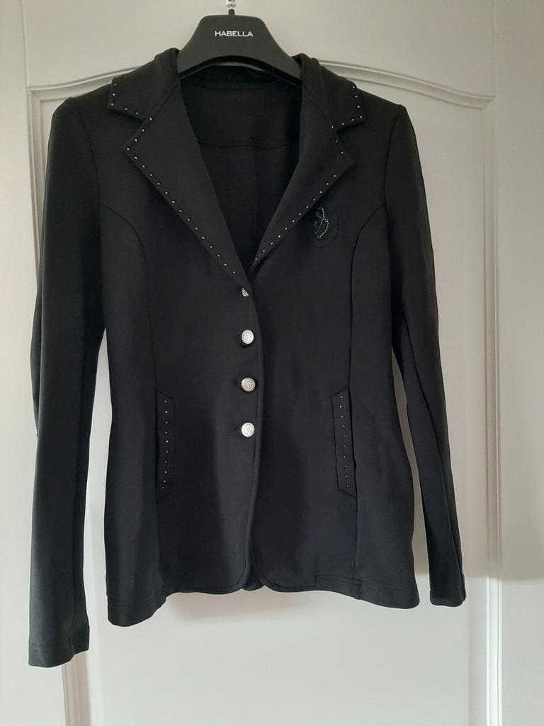 Imperial Riding zwart getailleerd wedstrijdjasje maat 38., Dressuur, Ophalen of Verzenden, Zo goed als nieuw, Dames