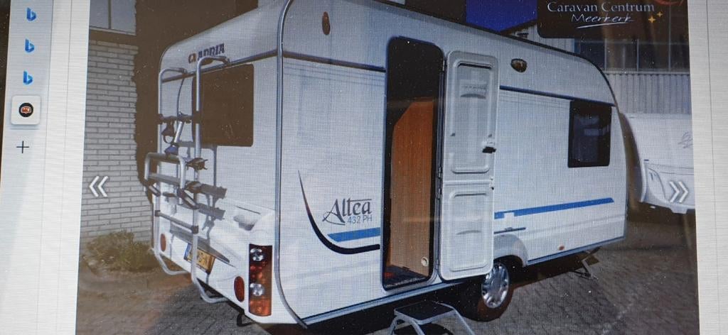 Adria Altea 432 PH Caravan, Caravans en Kamperen, Caravans, Particulier, tot en met 4, 750 - 1000 kg, Standaardzit, Adria, Omvormbare zithoek