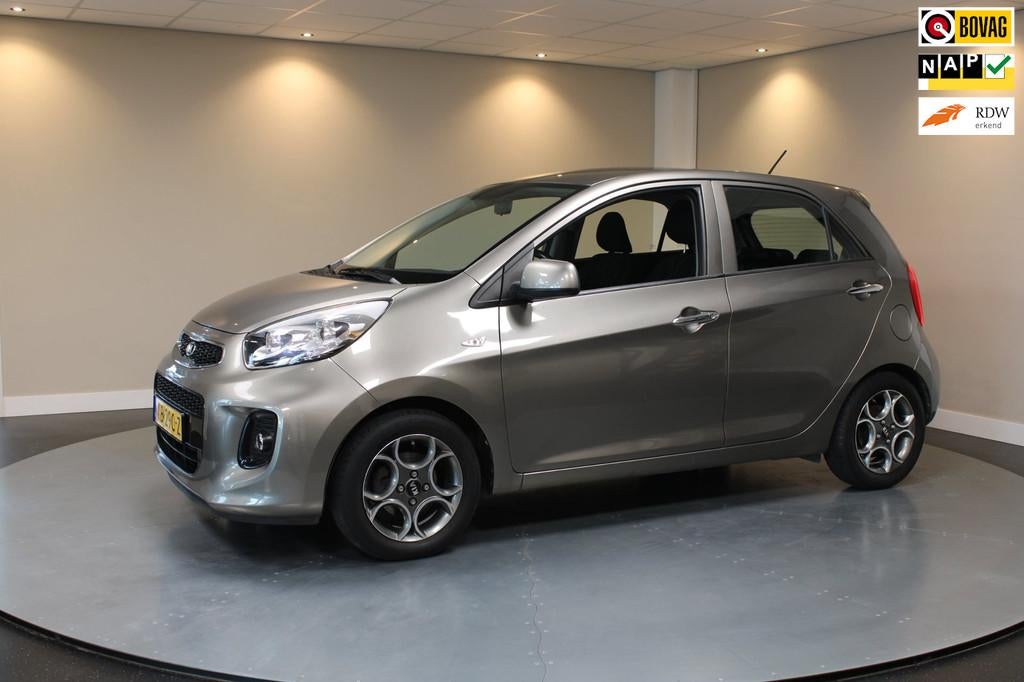 Kia Picanto 1.2 CVVT DynamicLine *Automaat* Climate|Cruise|P, Auto's, Gebruikt, 4 cilinders, Origineel Nederlands, Bedrijf