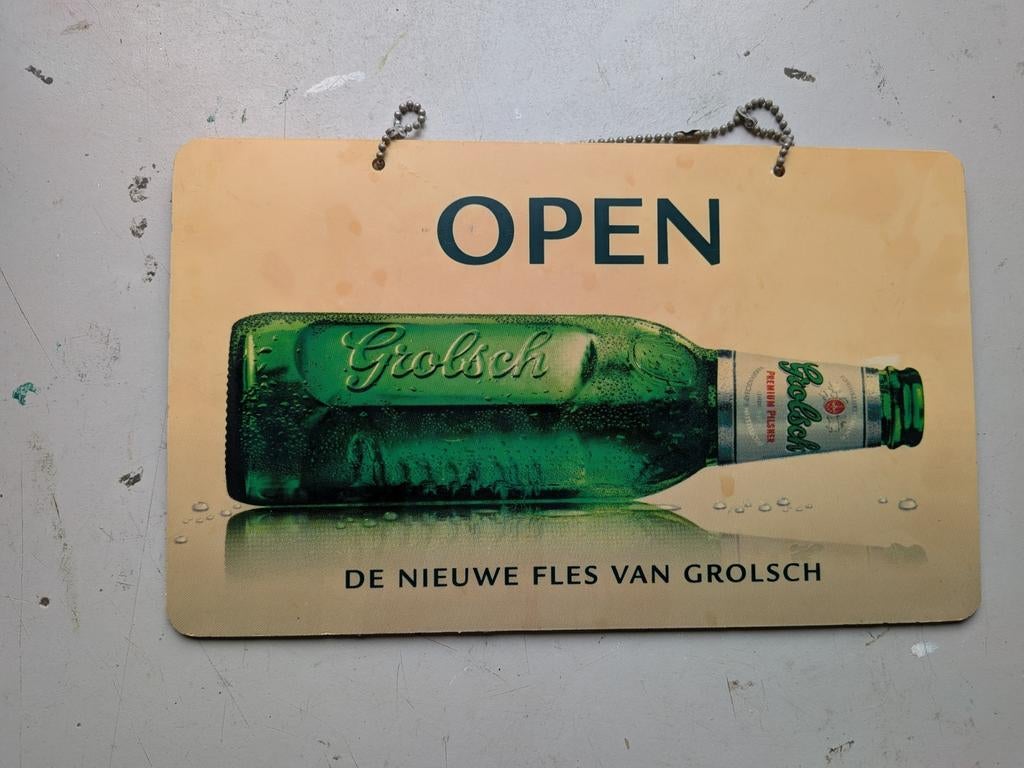 Grolsch deurhanger, Ophalen of Verzenden, Grolsch