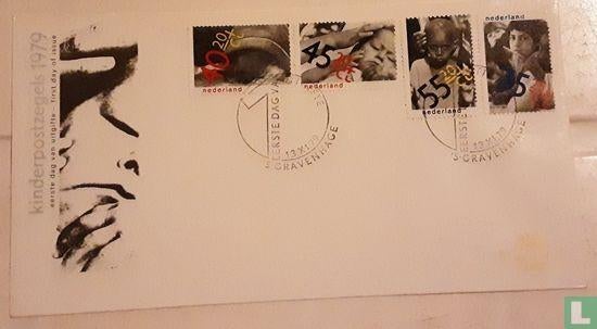FDC E179 Kinderzegels 1979 NL onbeschreven, Postzegels en Munten, Postzegels | Eerstedagenveloppen, Ophalen of Verzenden, Nederland