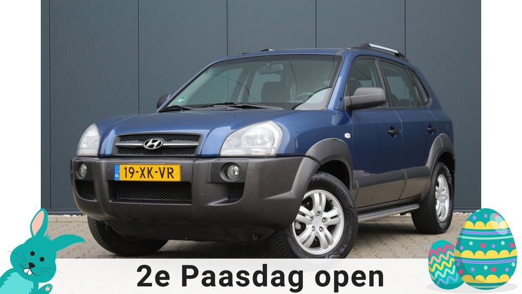 Hyundai Tucson 2.0i Active | Trekhaak | DAB+ | Airco | PDC |, Stof, Gebruikt, 4 cilinders, Blauw