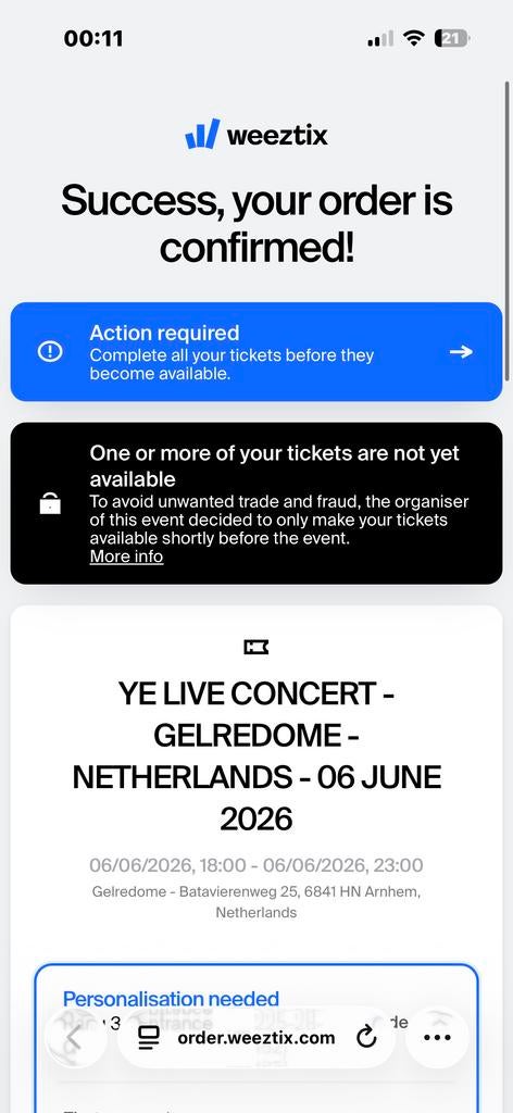 Vier Kanye West tickets (6 juni - rang 3), Tickets en Kaartjes, Concerten | Pop, Drie personen of meer, Juni