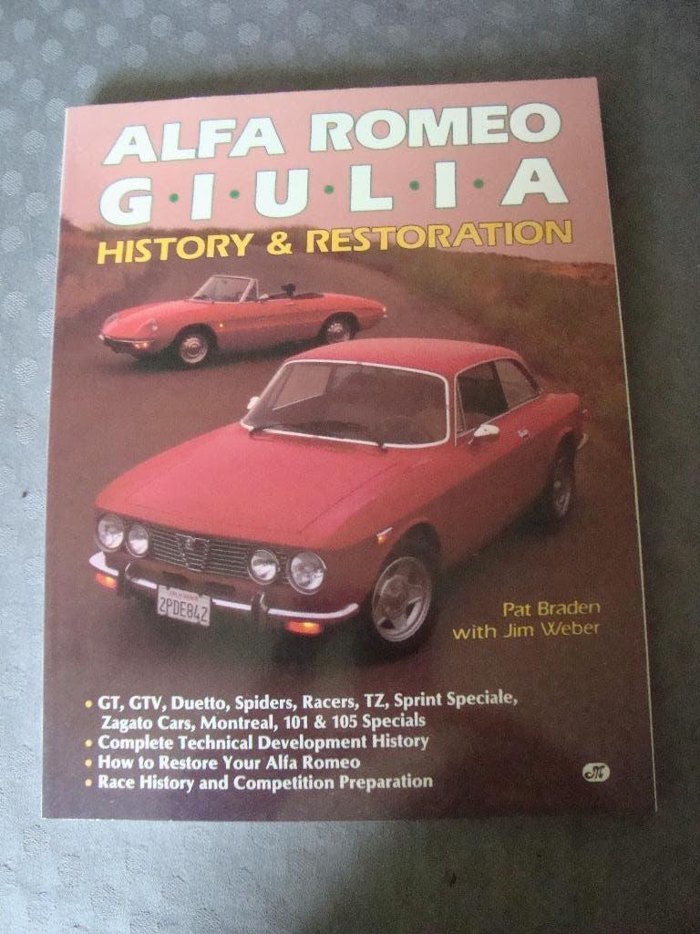 Alfa romeo giulia history & restoration, Boeken, Ophalen of Verzenden, Nieuw, Alfa Romeo