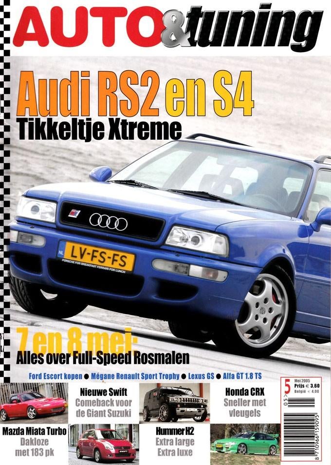 Auto & Tuning 5 2005 : Audi RS2 / RS4 - Mazda MX5 - Lexus GS, Ophalen of Verzenden, Gelezen, Algemeen