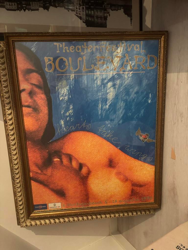 Theater Boulevard poster  1994 - Ingelijst, Ophalen