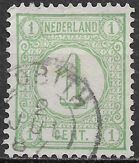 83. nederland nvph 31 KR stempel LOBITH, Ophalen of Verzenden, T/m 1940, Gestempeld