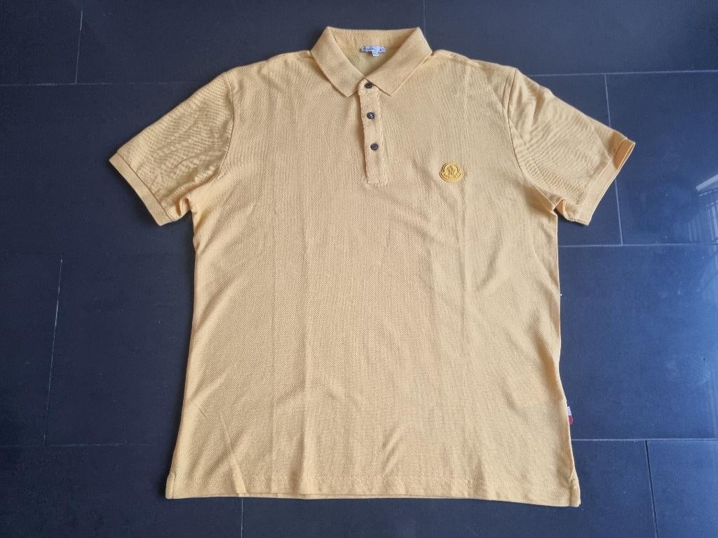 Moncler Nieuw Polo Shirt Maat XXL, Ophalen of Verzenden, Nieuw, Overige maten, Geel