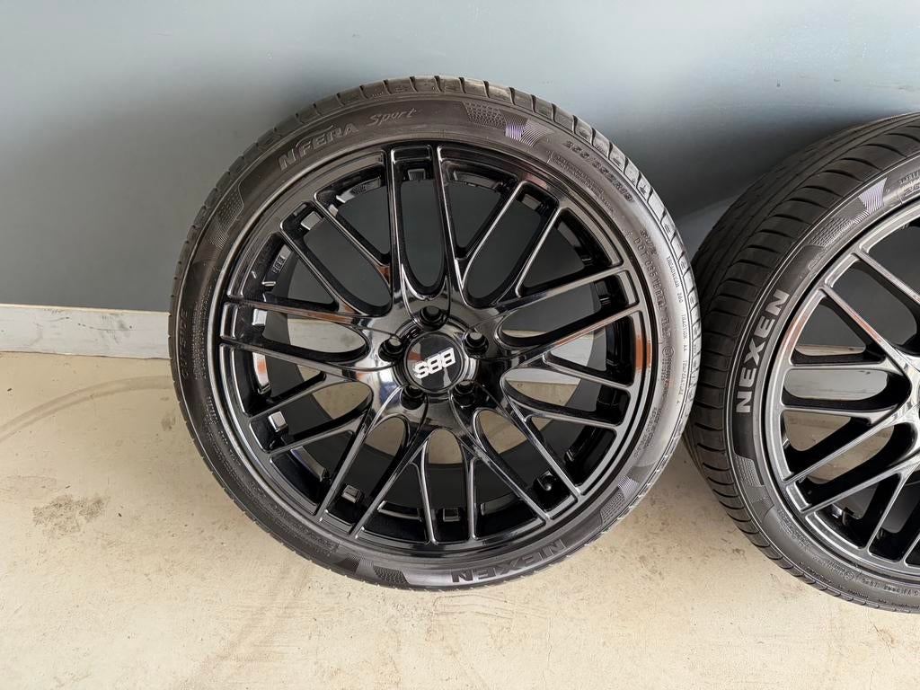 Audi A4 BBS Cs5 19 inch velgen origineel 5x112 zomerset, Ophalen of Verzenden, 19 inch, Zomerbanden, Banden en Velgen