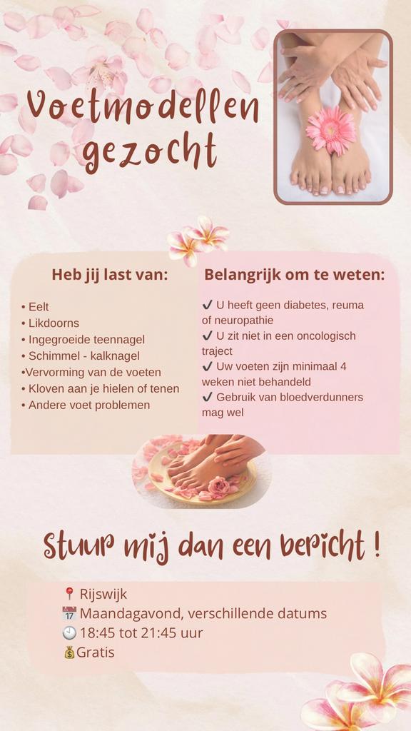 Gratis pedicure behandeling, Ophalen of Verzenden