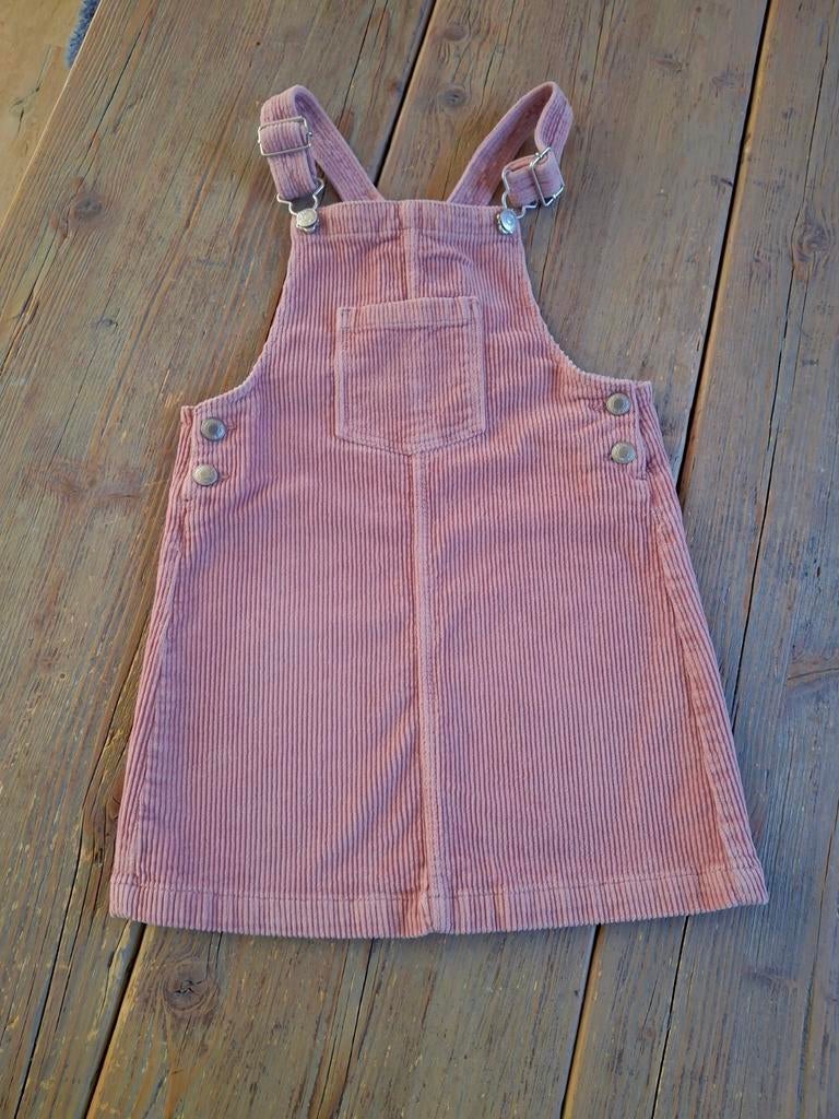 Overgooier tuinjurkje Hema roze 122/128 corduroy, Meisje, Ophalen of Verzenden, Zo goed als nieuw, Jurk of Rok