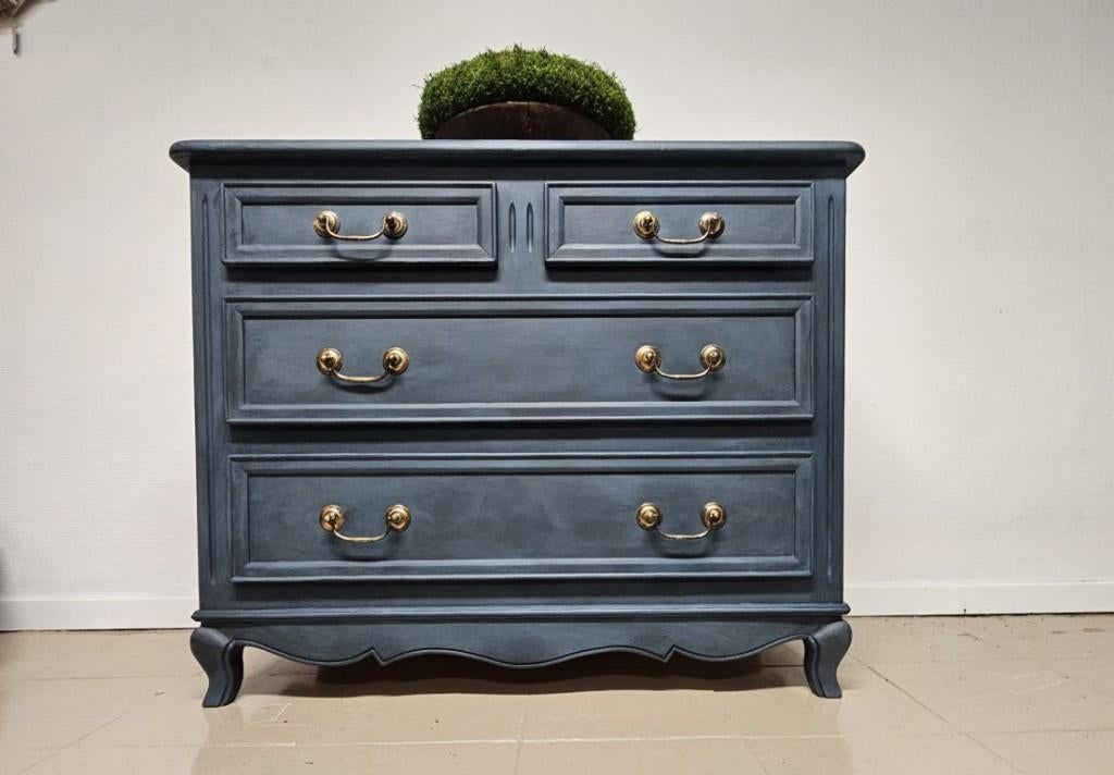 Ladekast Franse ladekast AFGEPRIJSD, Ophalen, 50 tot 100 cm, Zo goed als nieuw, 3 of 4 laden