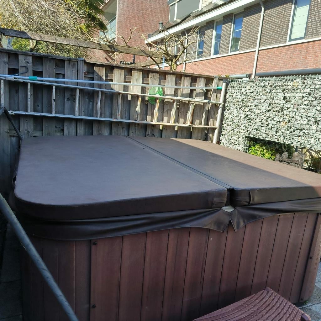 cover voor jacuzzi 215x215, Ophalen, Gebruikt