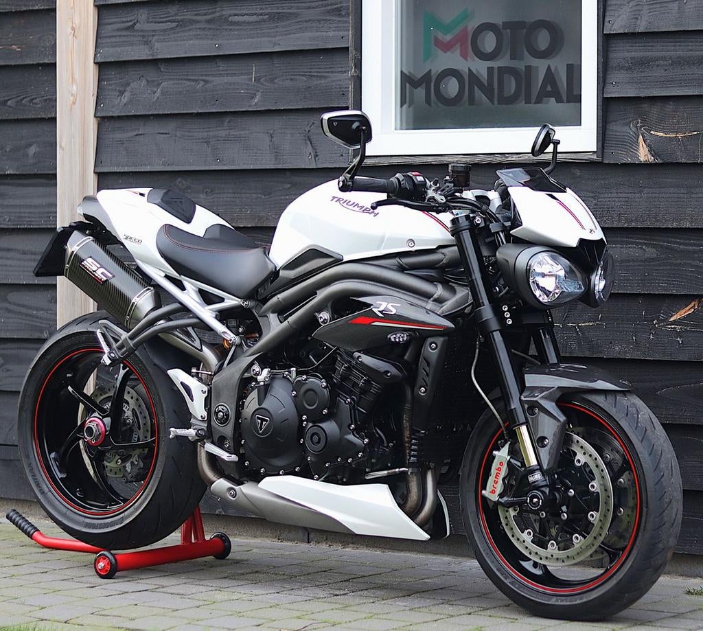 TRIUMPH SPEED TRIPLE RS (bj 2018) SC project, Motorrijbewijs A, Bedrijf, Sport, 1050 cc
