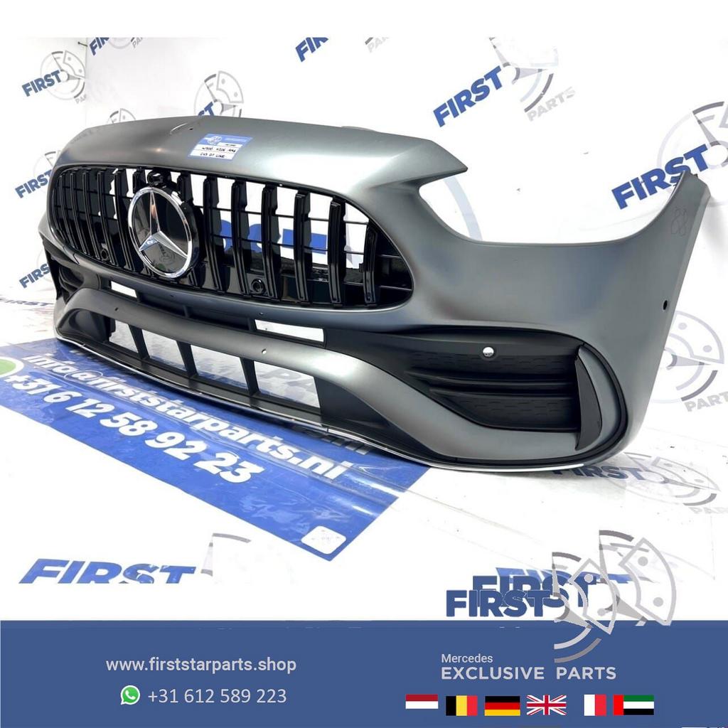 W206 BUMPER AMG VOORBUMPER + GT GRIL COMPLEET 2021-2025 MAT, Gebruikt, -, Voor, Ophalen of Verzenden