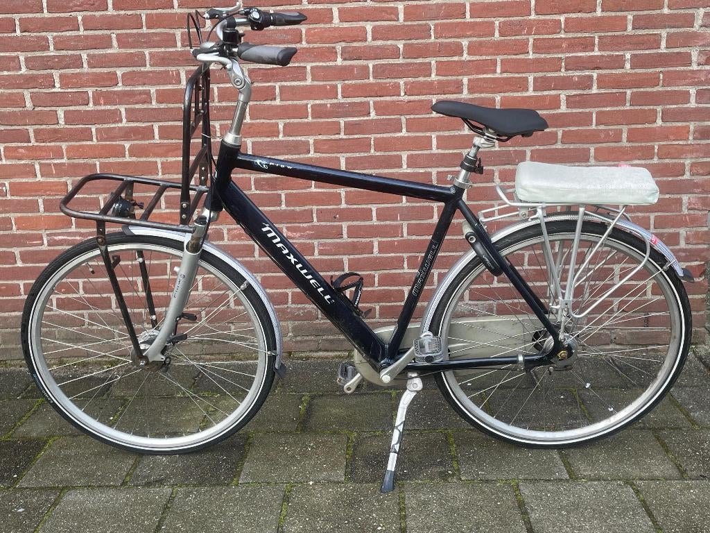 Fiets 175-185 handrem, 3 versnellingen, Maxwell, Gebruikt, Versnellingen, 53 tot 57 cm, Ophalen