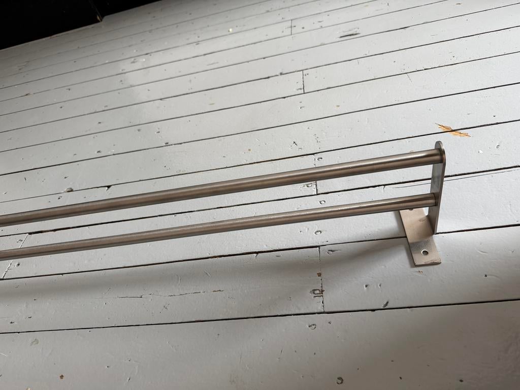 Ikea Grundtal handdoekenrek, metaal, Huis en Inrichting, Ophalen of Verzenden, Zo goed als nieuw, Grijs, Handdoekenrek