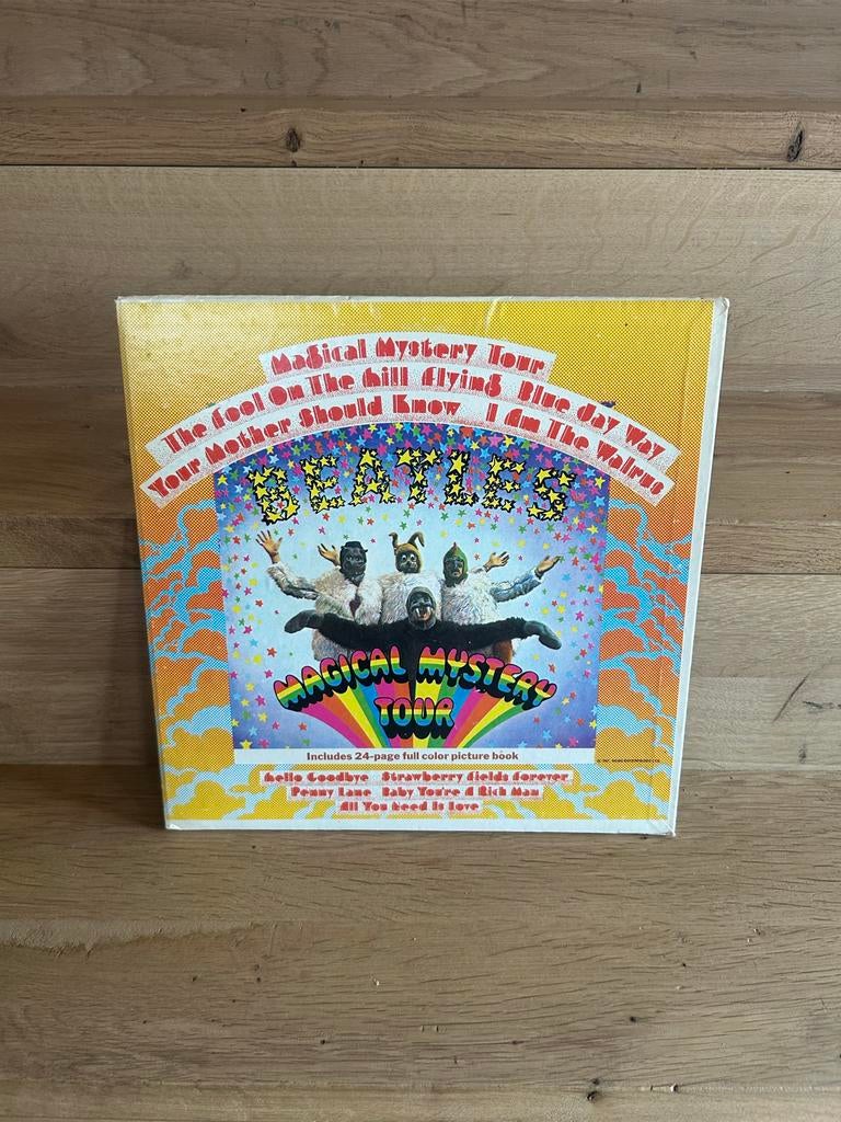 Beatles – Magical Mystery Tour LP | Apple pressing, Cd's en Dvd's, Vinyl | Pop, Gebruikt, Ophalen of Verzenden, Inclusief boekje