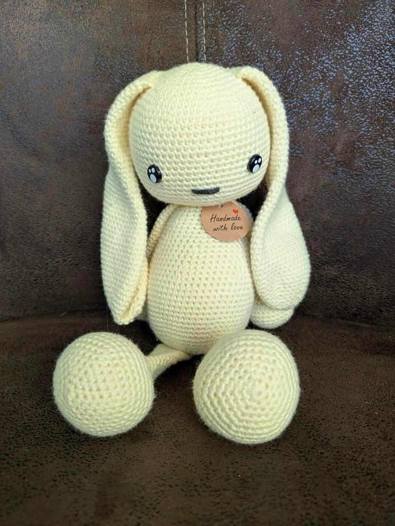 Nieuw gehaakt knuffel konijn, Ophalen of Verzenden, Nieuw, Konijn