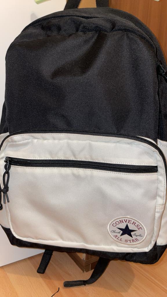 Converse Go 2 Zwart Wit Rugtas - Unisex, Ophalen, Zo goed als nieuw, 25 tot 40 cm, Overige merken