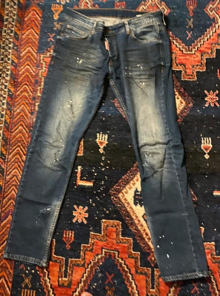 Dsquared2 orginele spijkerbroek, Kleding | Heren, Dsquared2, Blauw, Ophalen of Verzenden, Zo goed als nieuw