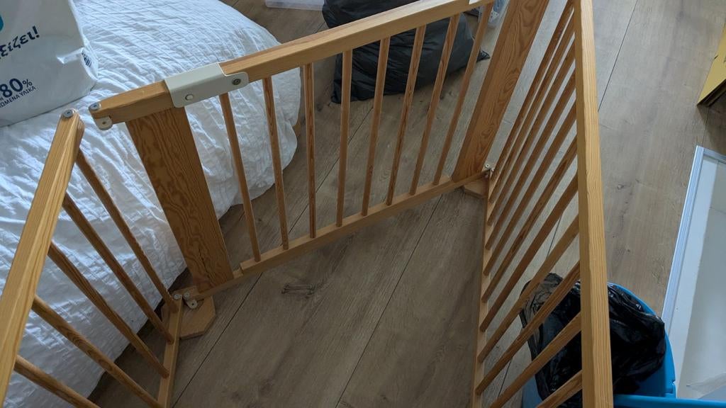 Houten playpen / grondbox, Ophalen