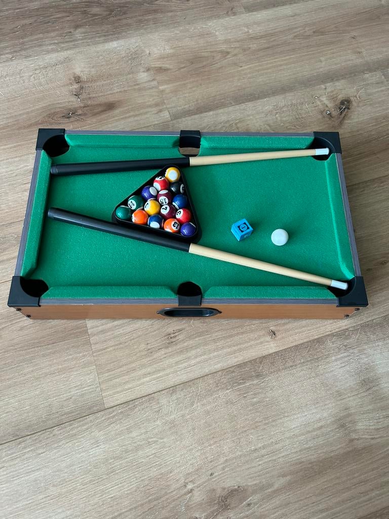 Tafelbiljart, Sport en Fitness, Biljarten en Poolen, Ophalen of Verzenden, Zo goed als nieuw