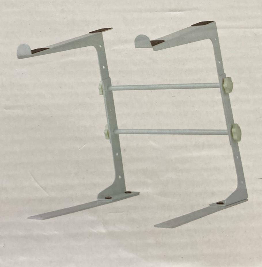 Reloop Laptop Stand - Wit (voor DJ’s en muzikanten), Ophalen, Zo goed als nieuw, In diepte verstelbaar