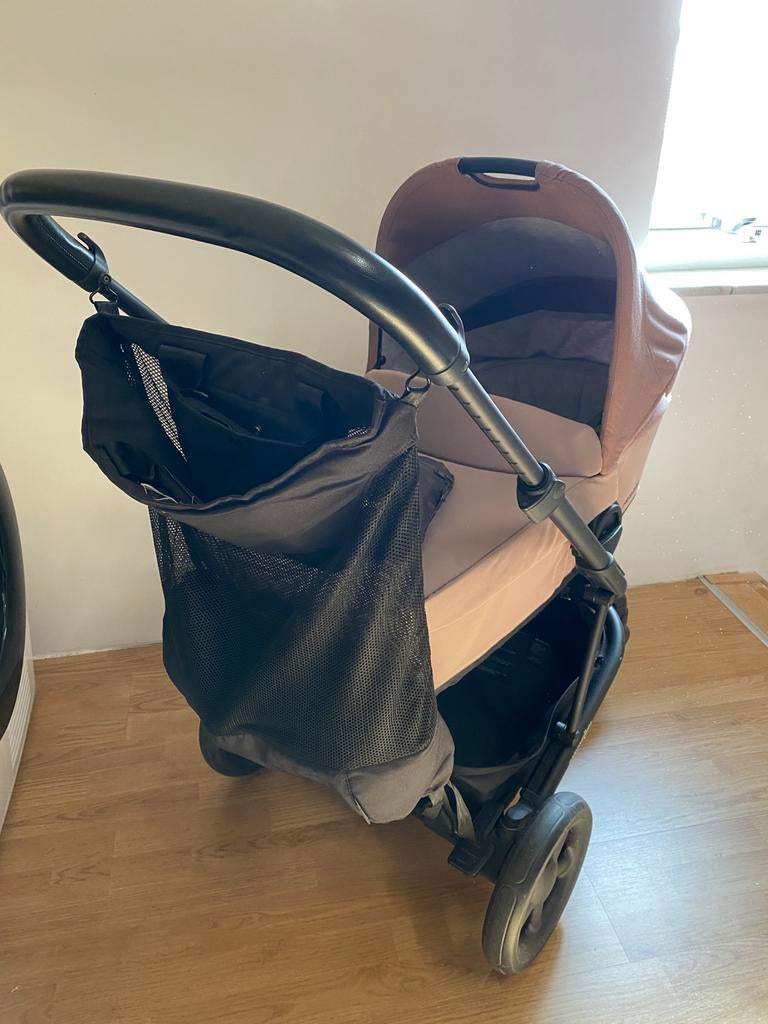 Easywalker Harvey oudroze kinderwagen, Gebruikt, Verstelbare duwstang, Ophalen, Kinderwagen