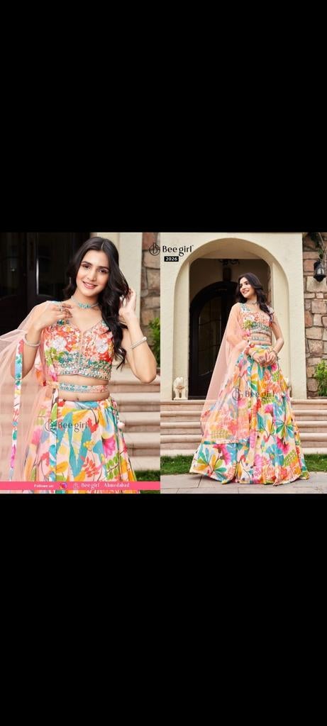 Prachtige Indiase Lehenga/Lengha - Maat M (bloes S), Overige typen, Overige kleuren, Gedragen, Ophalen