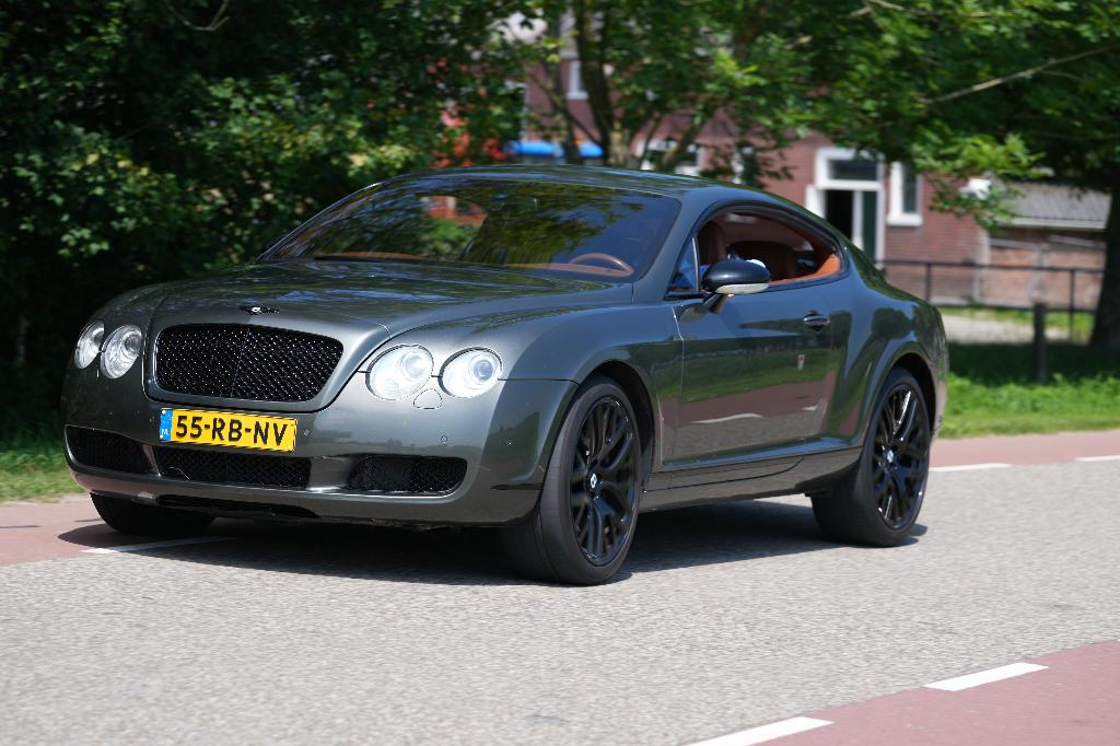 Bentley Continental 6.0 W12 GT 2005 Groen, Auto's, Automaat, 12 cilinders, Bruin, Vierwielaandrijving