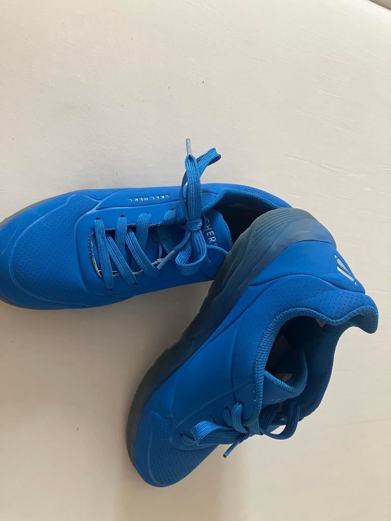 Blauwe Skechers sneakers maat 39, Kleding | Dames, Schoenen, Blauw, Ophalen of Verzenden, Sneakers of Gympen, Zo goed als nieuw