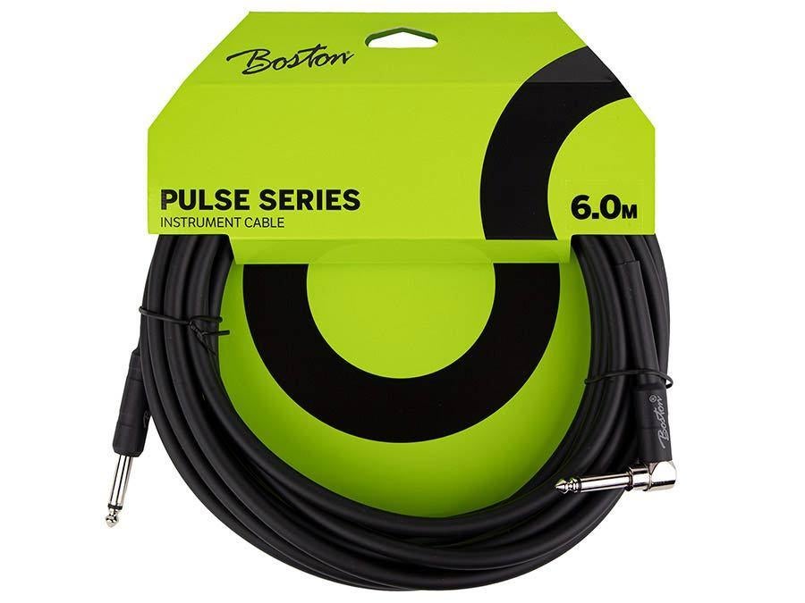 Boston GCP-60A  instrumentkabel jack–haakse jack 6M, Muziek en Instrumenten, Kabels en Stekkers, ., Nieuw, Ophalen of Verzenden
