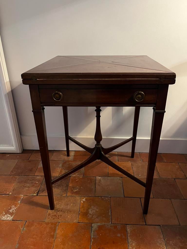 ANTIEKE KAARTTAFEL TAFEL ENVELOP BIJZETTAFEL, Ophalen