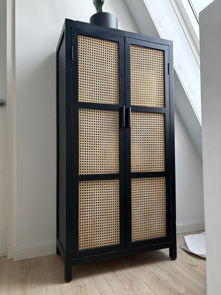 Webbing/rotan kast Xenos, Ophalen, 50 tot 100 cm, Zo goed als nieuw, Minder dan 100 cm