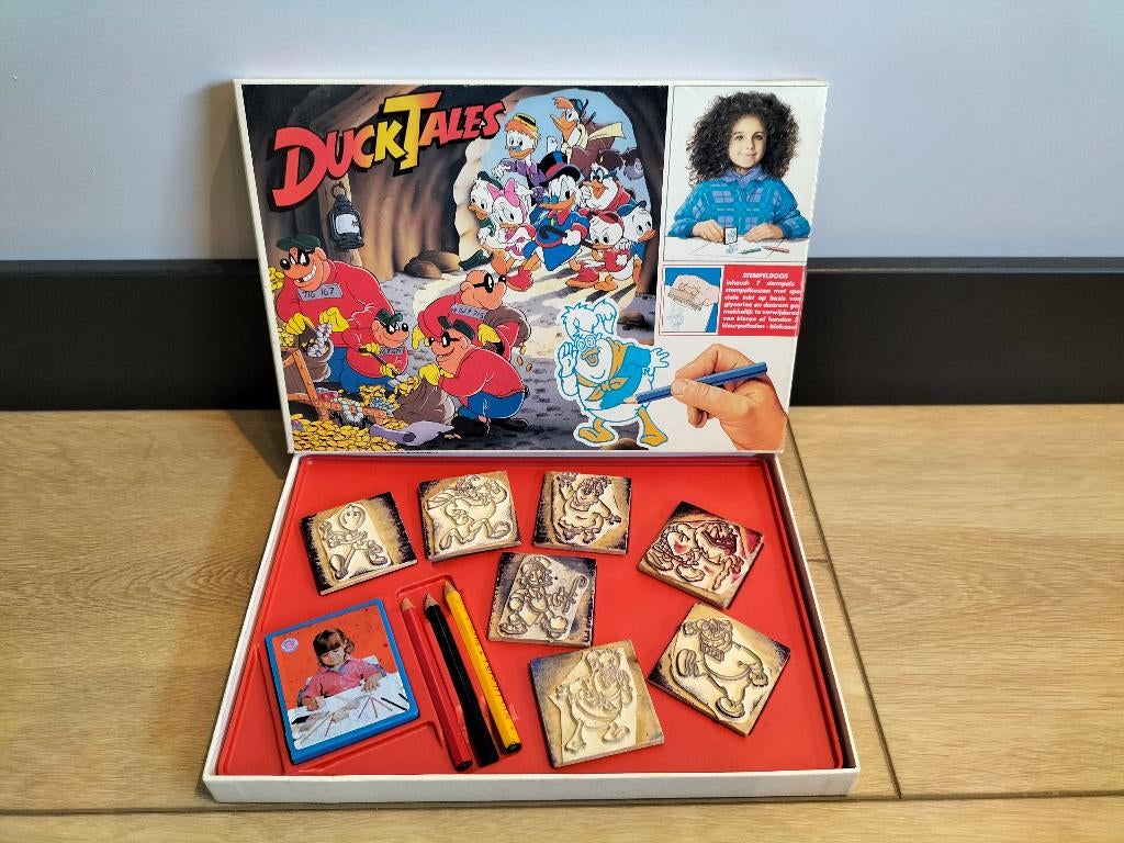 Stempeldoos Ducktales - Walt Disney 1987, Ophalen of Verzenden, Gebruikt