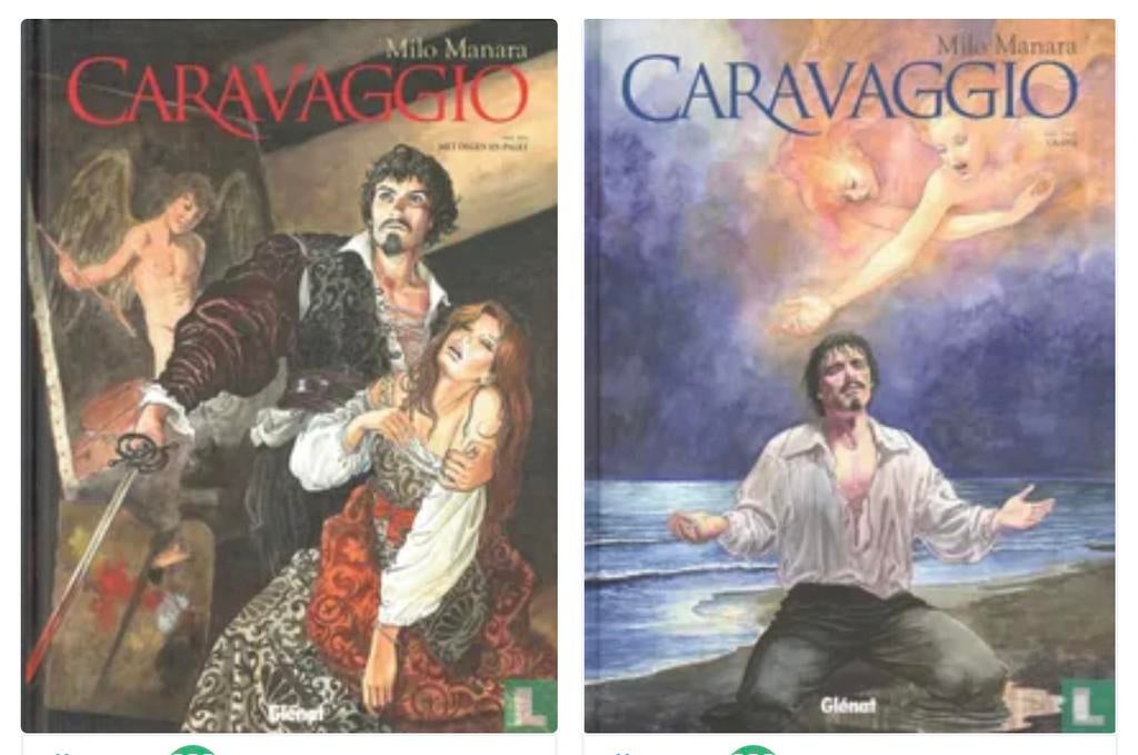 Caravaggio HC 1&2, Milo Manara (compleet verhaal), Boeken, Complete serie of reeks, Ophalen of Verzenden, Zo goed als nieuw
