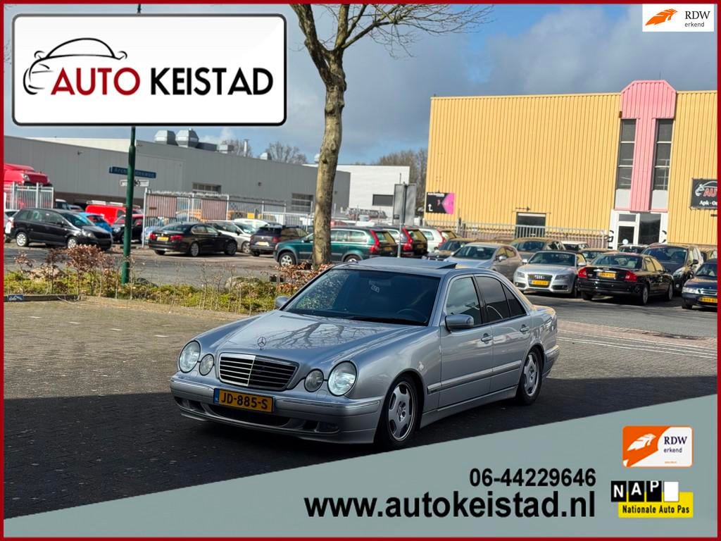 Mercedes-Benz E-klasse 240 AVANTGARDE SCHUIFDAK/XENON/LEDER!, Achterwielaandrijving, Gebruikt, Leder, Bedrijf