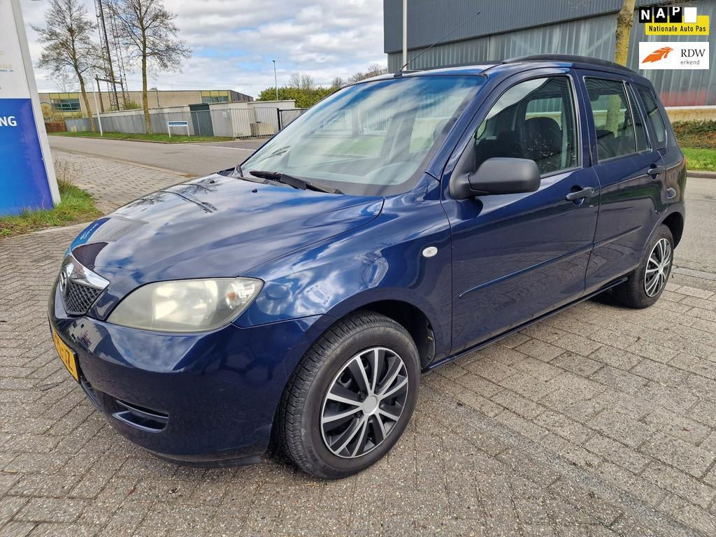 Mazda 2 1.4 Exclusive, Apk Nap, Zeer goed rijdend Inruil mog, Voorwielaandrijving, 1025 kg, Zwart, 4 cilinders